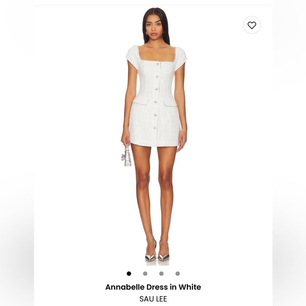 Annabelle Dress in White SAU LEE